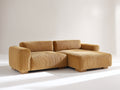 Sofá de esquina 265x175x78 cm - Mostaza - Diseño moderno con chaise longue